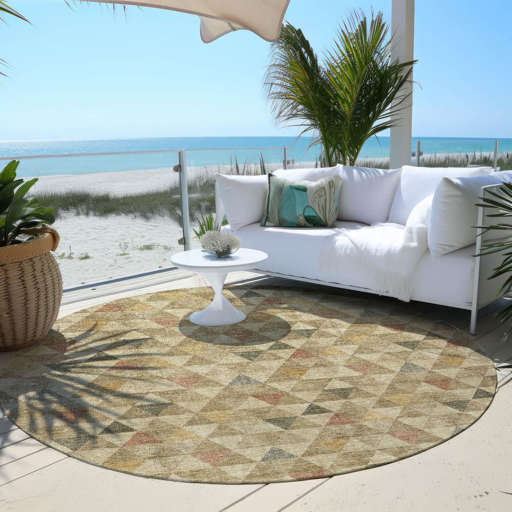 Chantille ACN612 Brown 8' x 8' Rug. Picture 7
