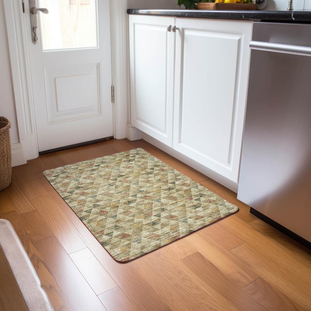 Chantille ACN612 Brown 1'8" x 2'6" Rug. Picture 6