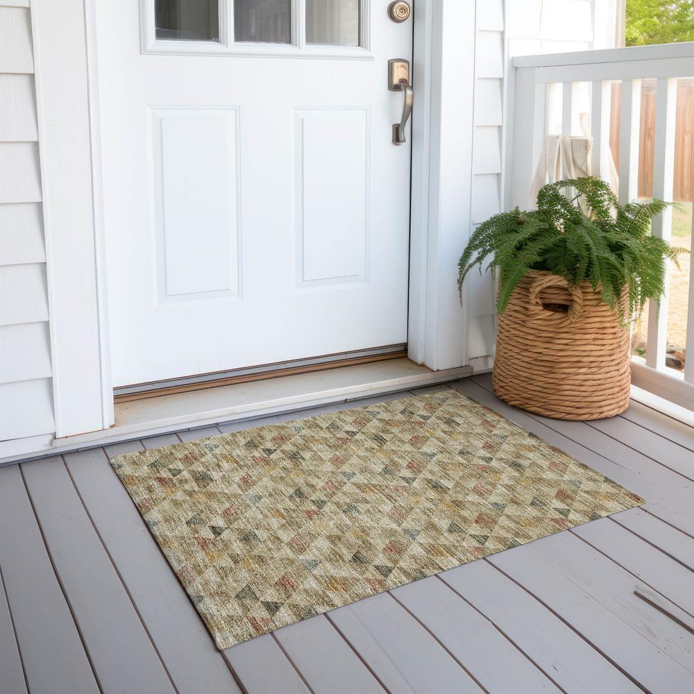 Chantille ACN612 Brown 1'8" x 2'6" Rug. Picture 7