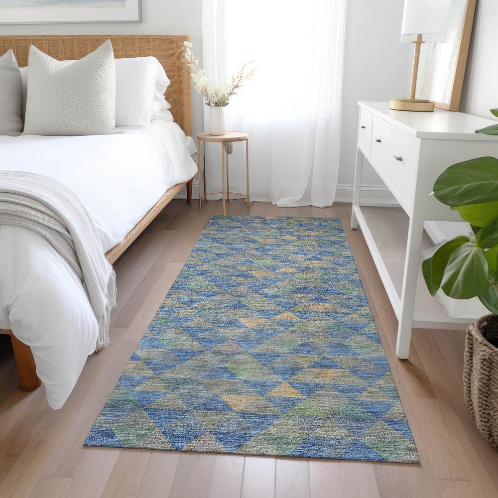 Chantille ACN612 Blue 2'3" x 7'6" Rug. Picture 7