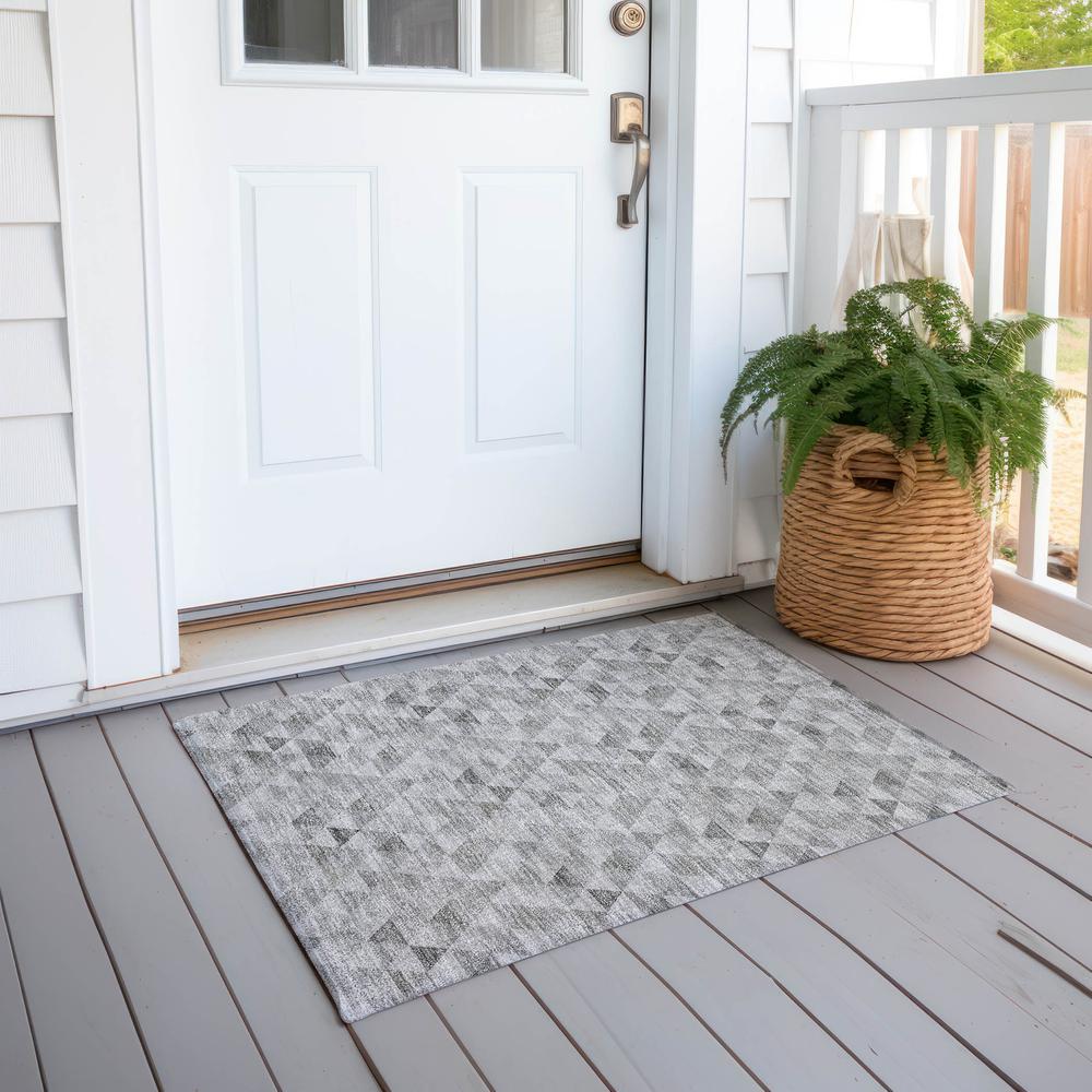 Chantille ACN612 Gray 1'8" x 2'6" Rug. Picture 7