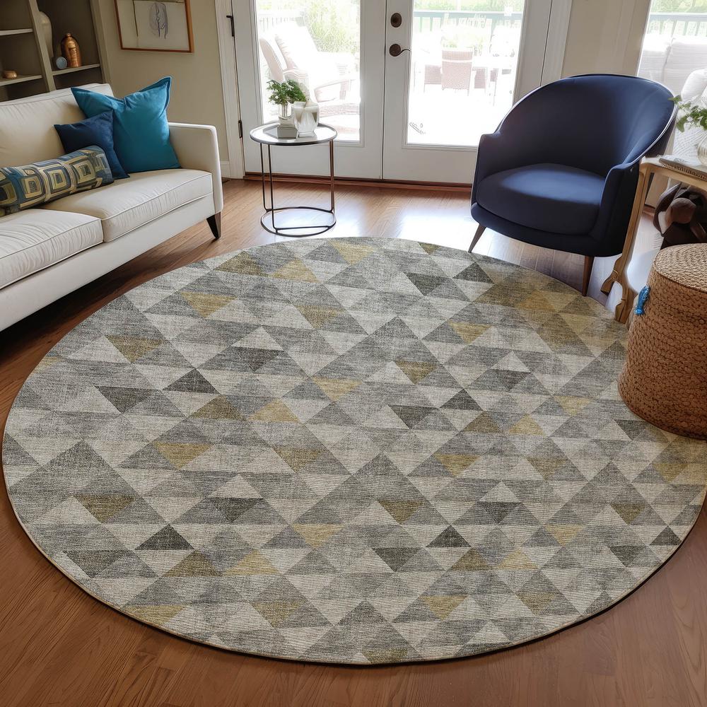 Chantille ACN612 Brown 8' x 8' Rug. Picture 6