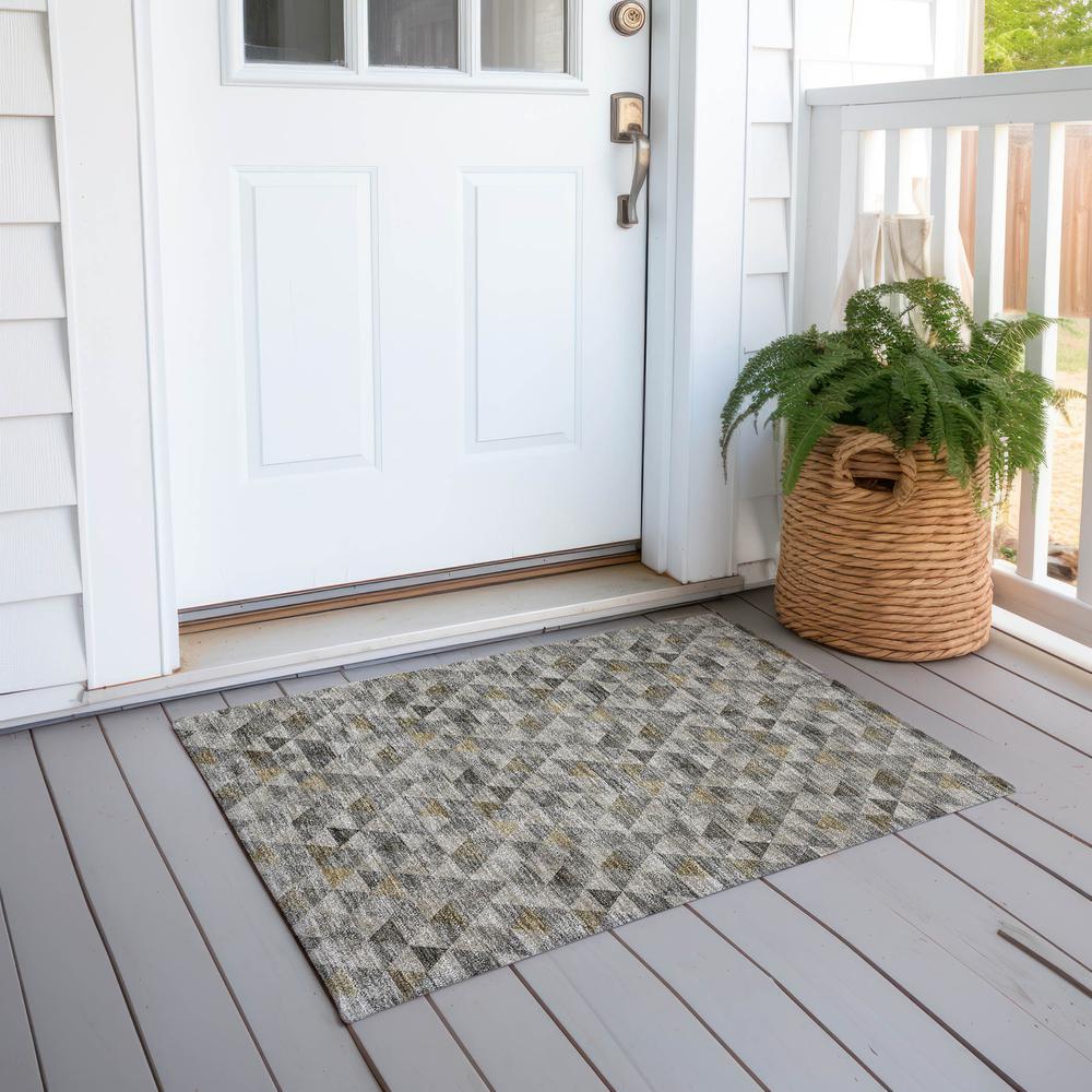 Chantille ACN612 Brown 1'8" x 2'6" Rug. Picture 7