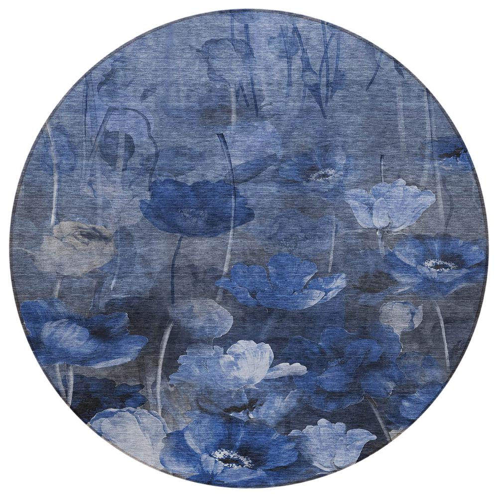 Chantille ACN613 Blue 8' x 8' Rug. Picture 1