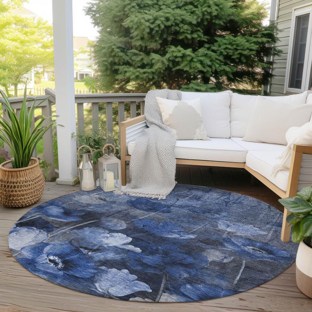 Chantille ACN613 Blue 8' x 8' Rug. Picture 7