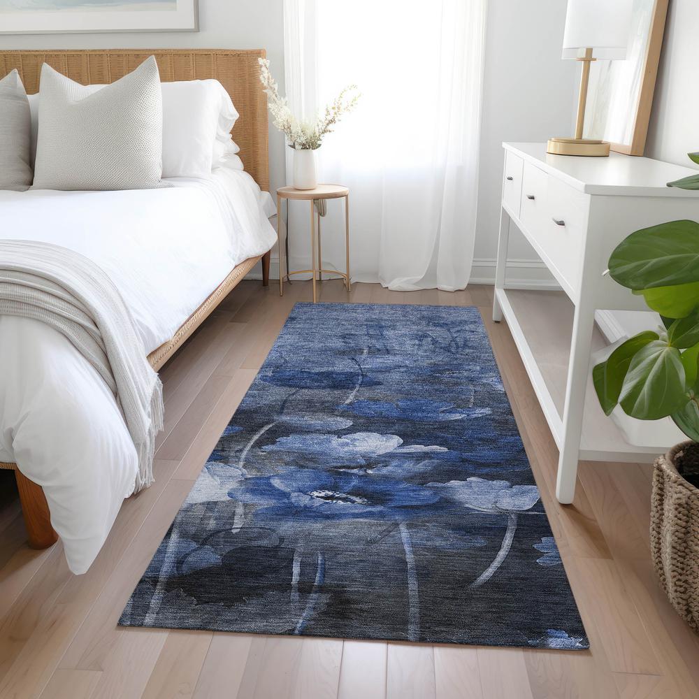 Chantille ACN613 Blue 2'3" x 7'6" Rug. Picture 6