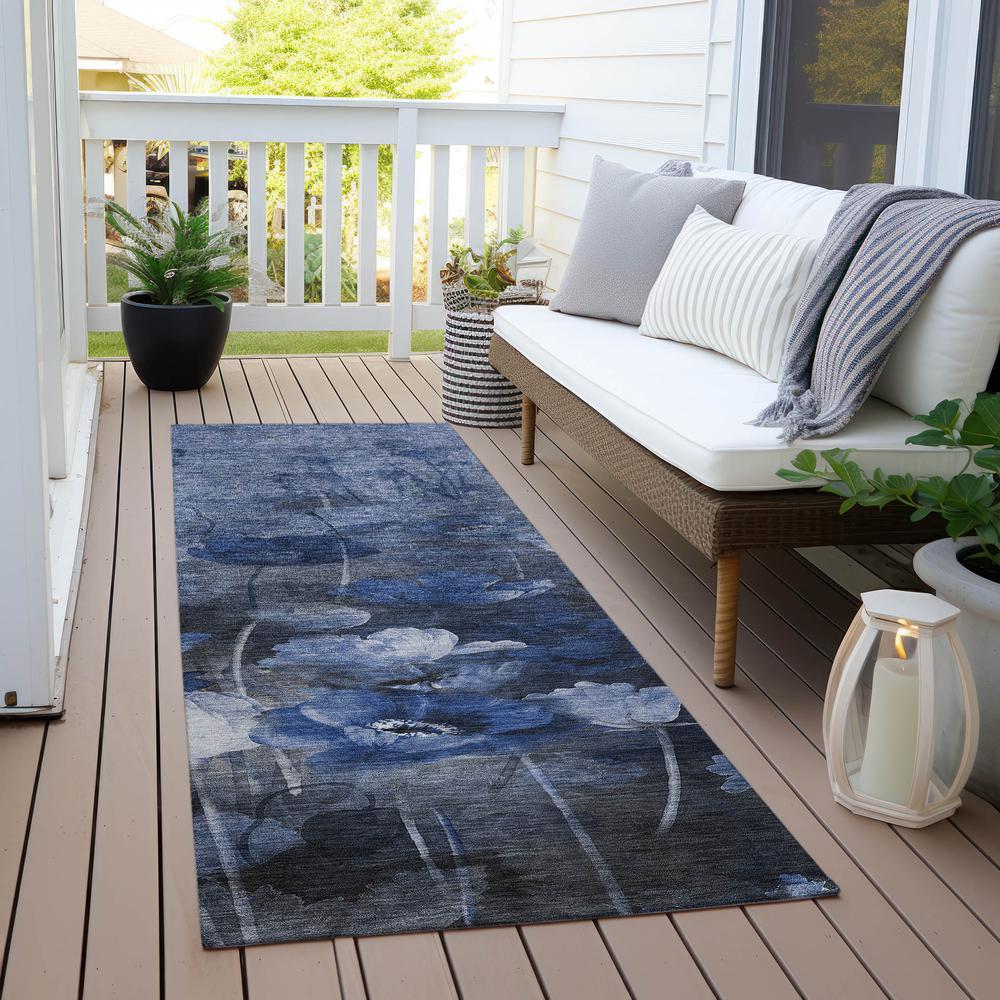 Chantille ACN613 Blue 2'3" x 7'6" Rug. Picture 7