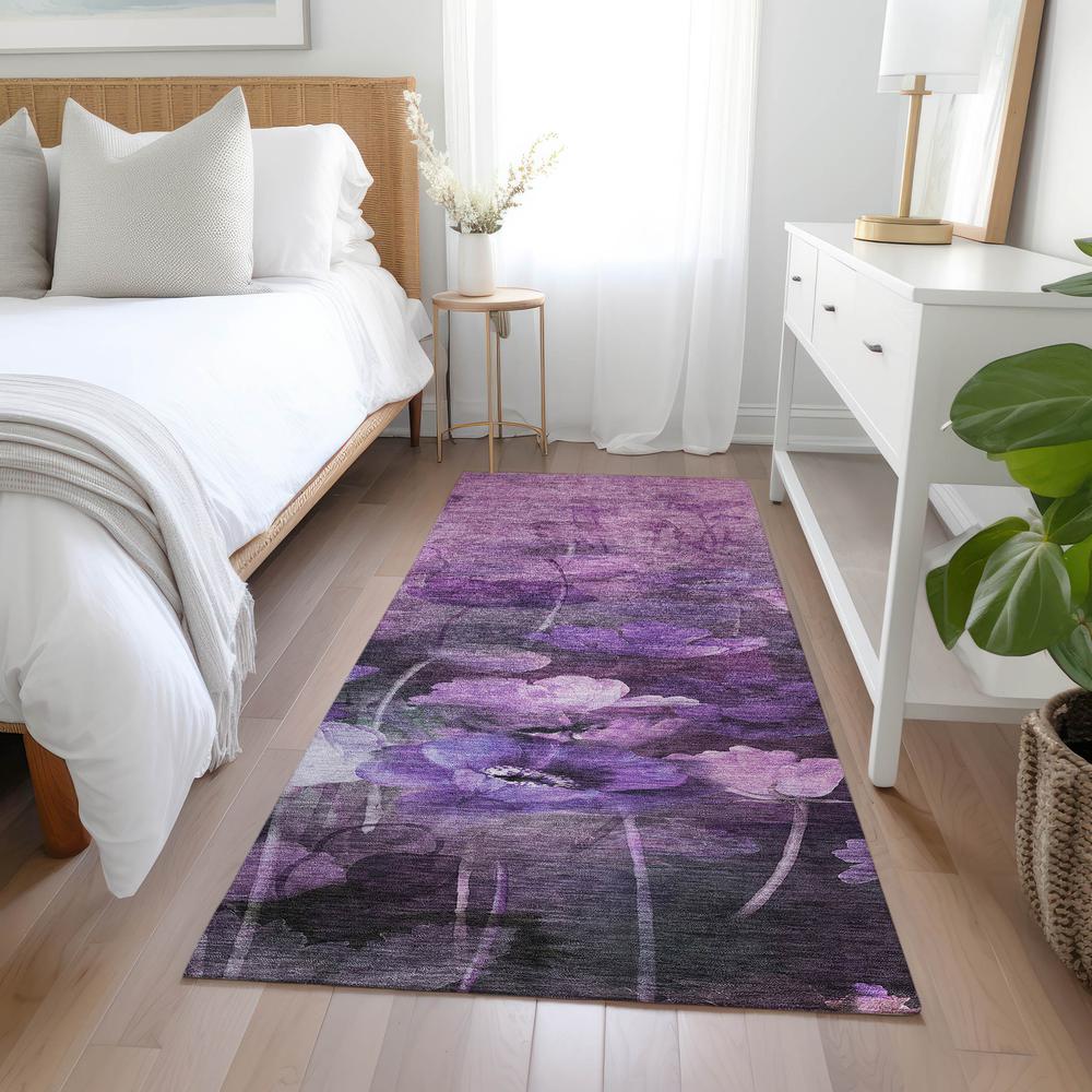 Chantille ACN613 Purple 2'3" x 7'6" Rug. Picture 6