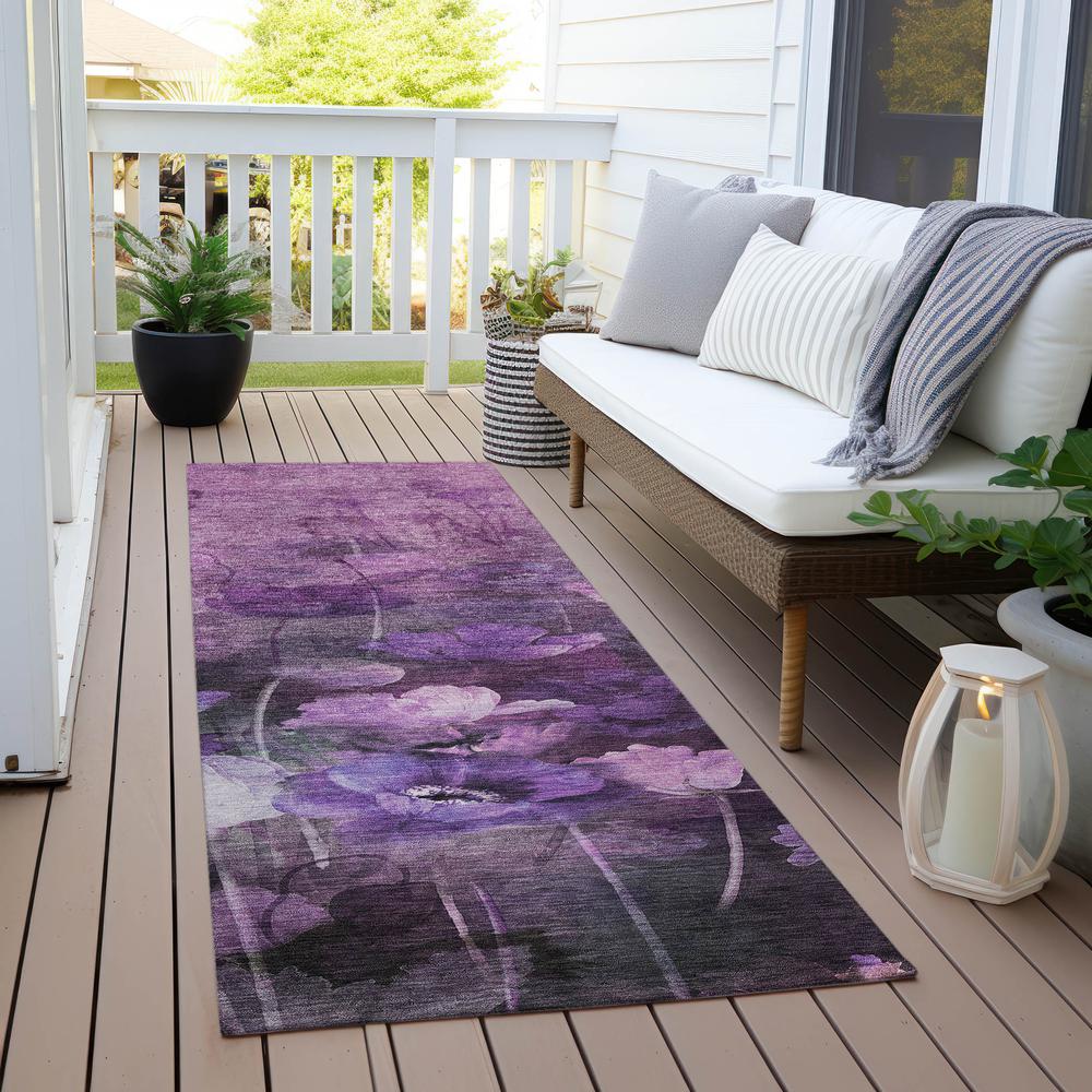 Chantille ACN613 Purple 2'3" x 7'6" Rug. Picture 7