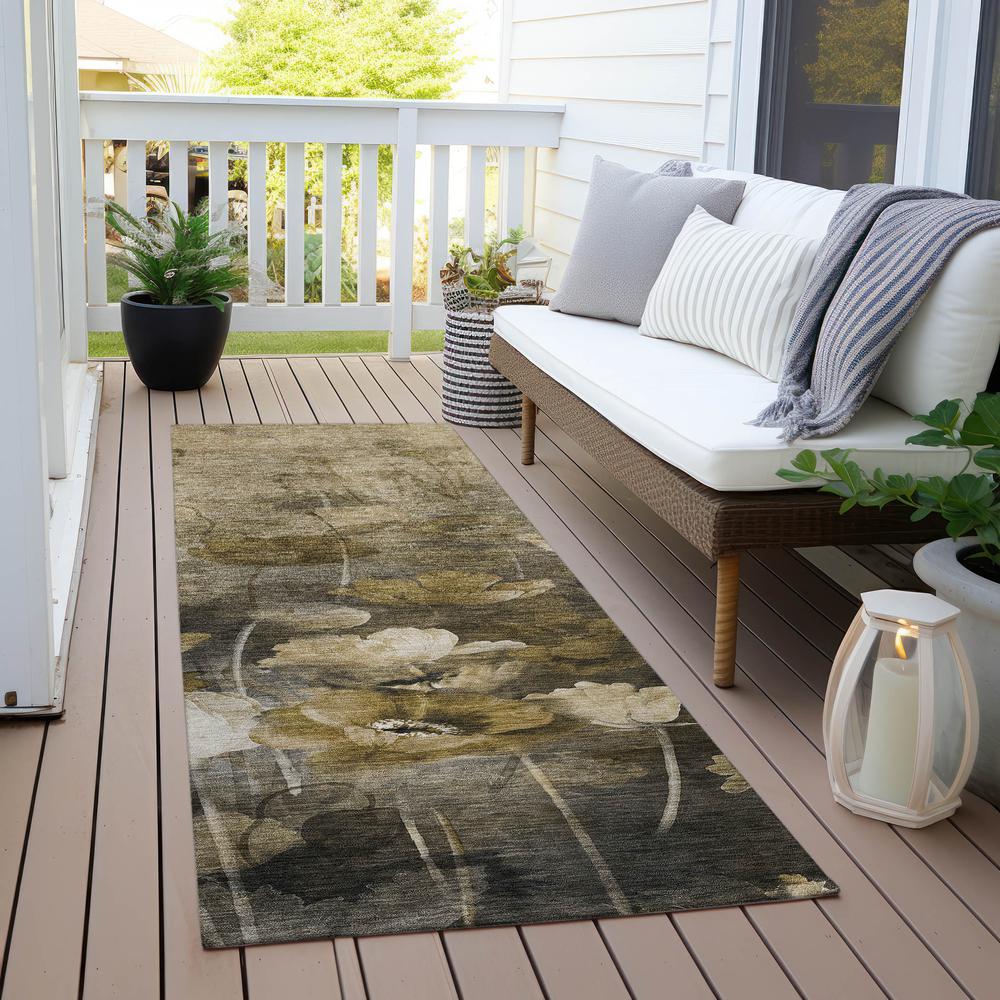 Chantille ACN613 Brown 2'3" x 7'6" Rug. Picture 7