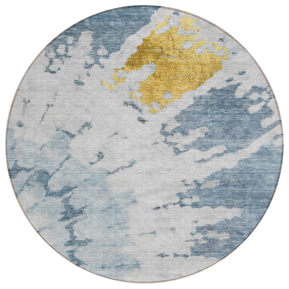 Chantille ACN614 Blue 8' x 8' Rug. Picture 1
