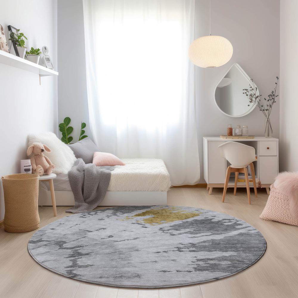 Chantille ACN614 Gray 8' x 8' Rug. Picture 6