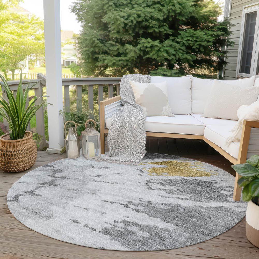 Chantille ACN614 Gray 8' x 8' Rug. Picture 7