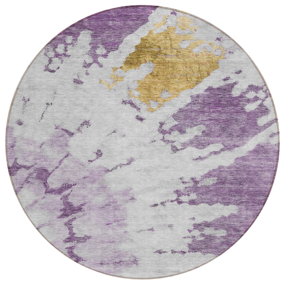 Chantille ACN614 Purple 8' x 8' Rug. Picture 1