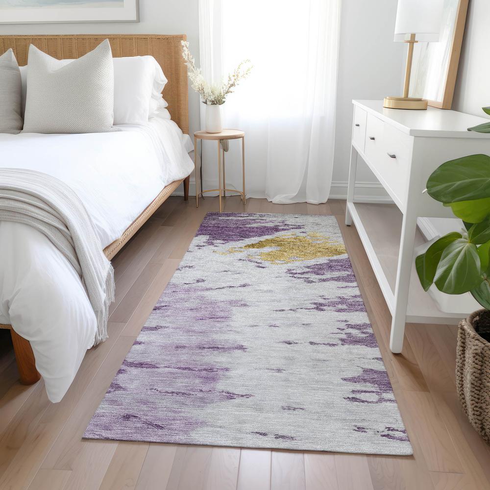 Chantille ACN614 Purple 2'3" x 7'6" Rug. Picture 6