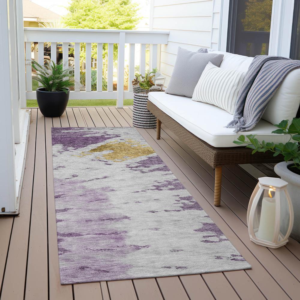 Chantille ACN614 Purple 2'3" x 7'6" Rug. Picture 7