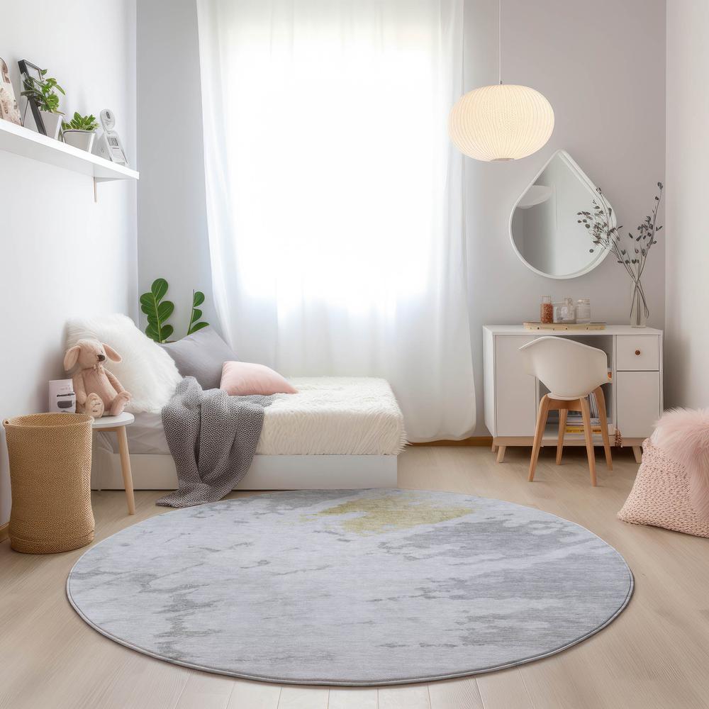 Chantille ACN614 Gray 8' x 8' Rug. Picture 7