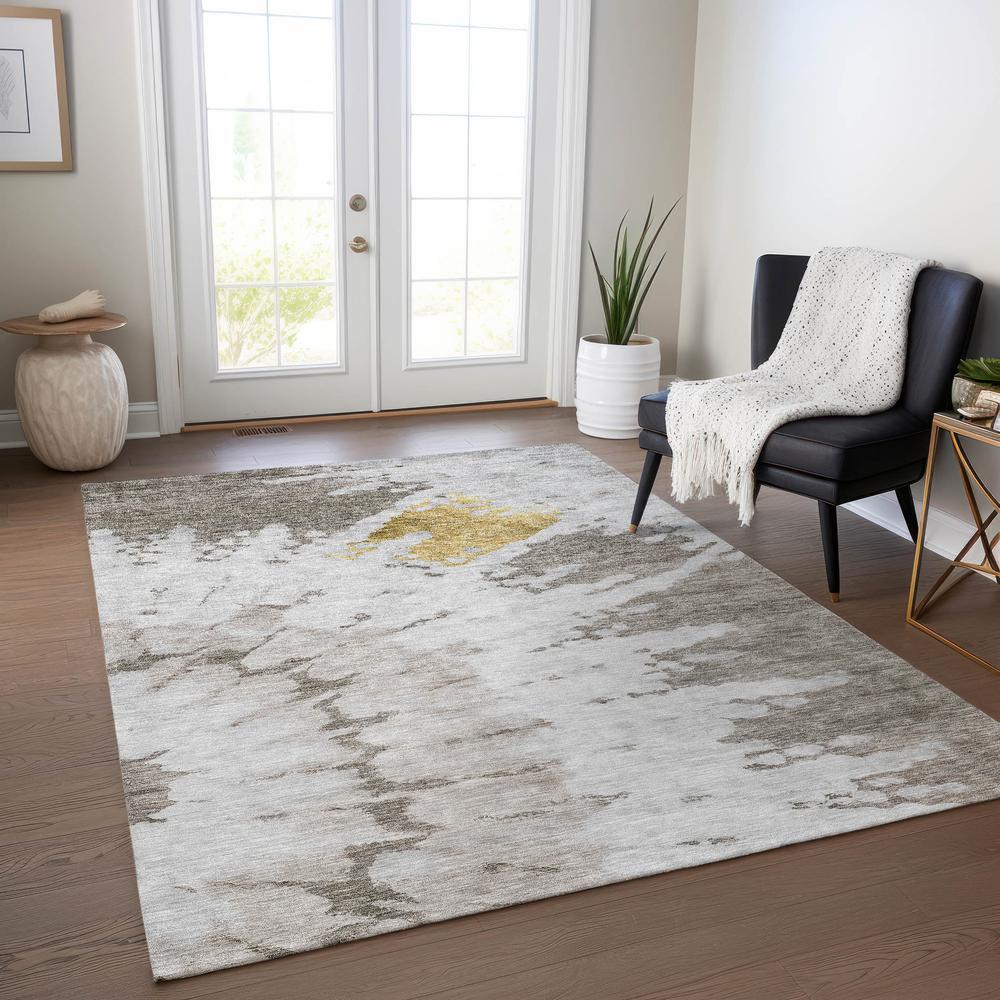 Chantille ACN614 Brown 2'6" x 3'10" Rug. Picture 7