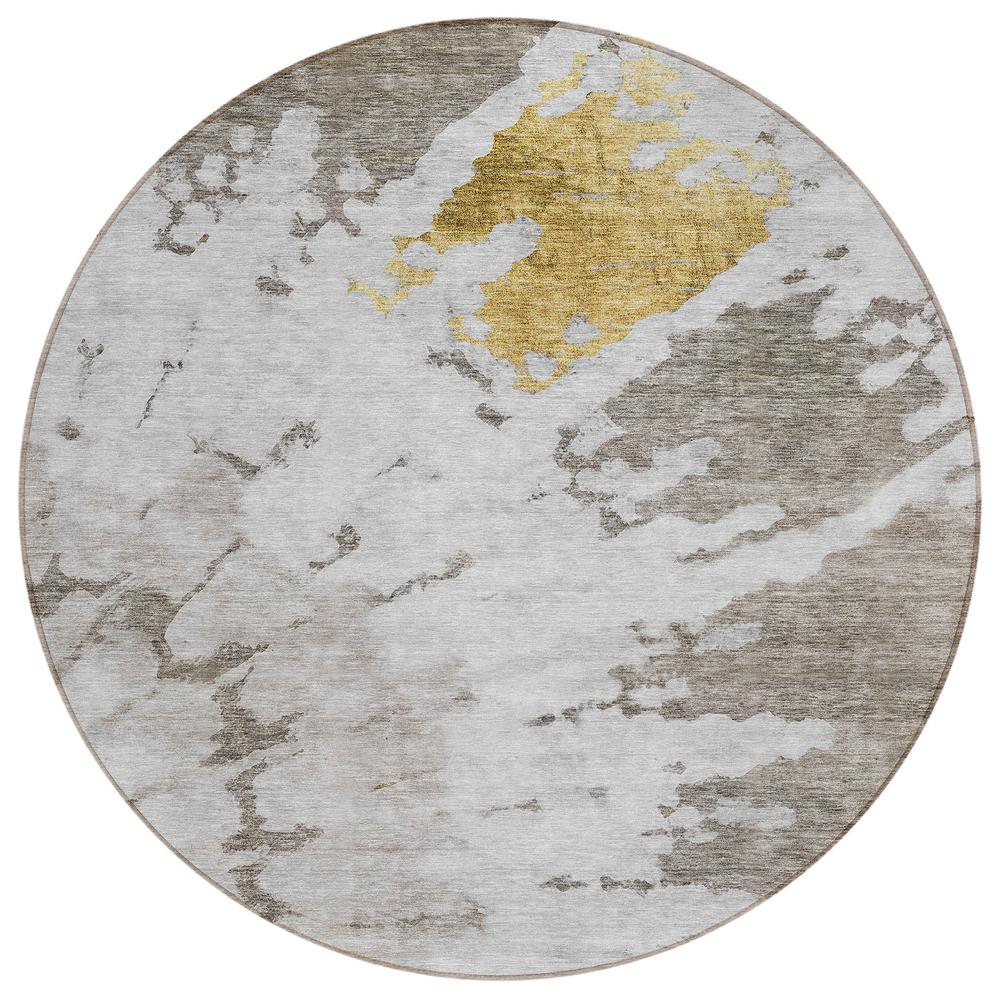 Chantille ACN614 Brown 8' x 8' Rug. Picture 1