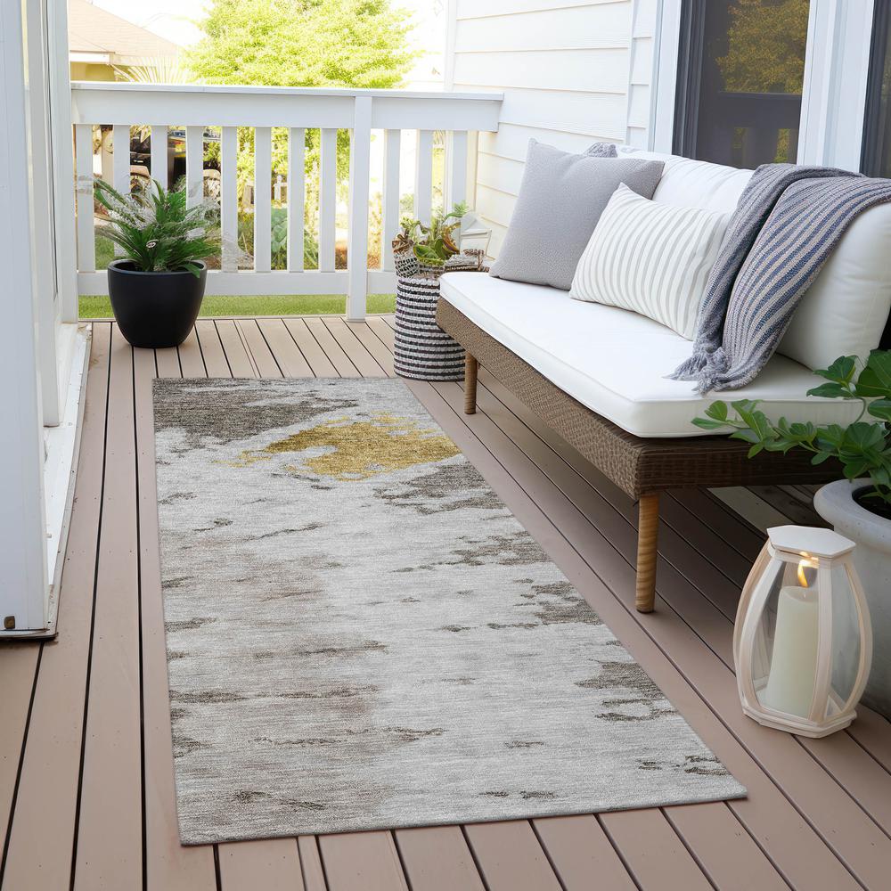 Chantille ACN614 Brown 2'3" x 7'6" Rug. Picture 7