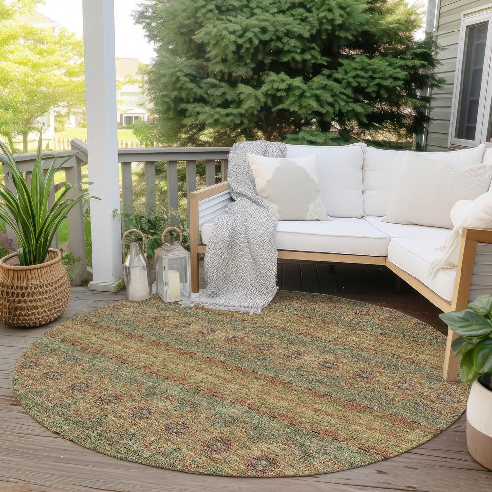 Chantille ACN615 Green 8' x 8' Rug. Picture 7