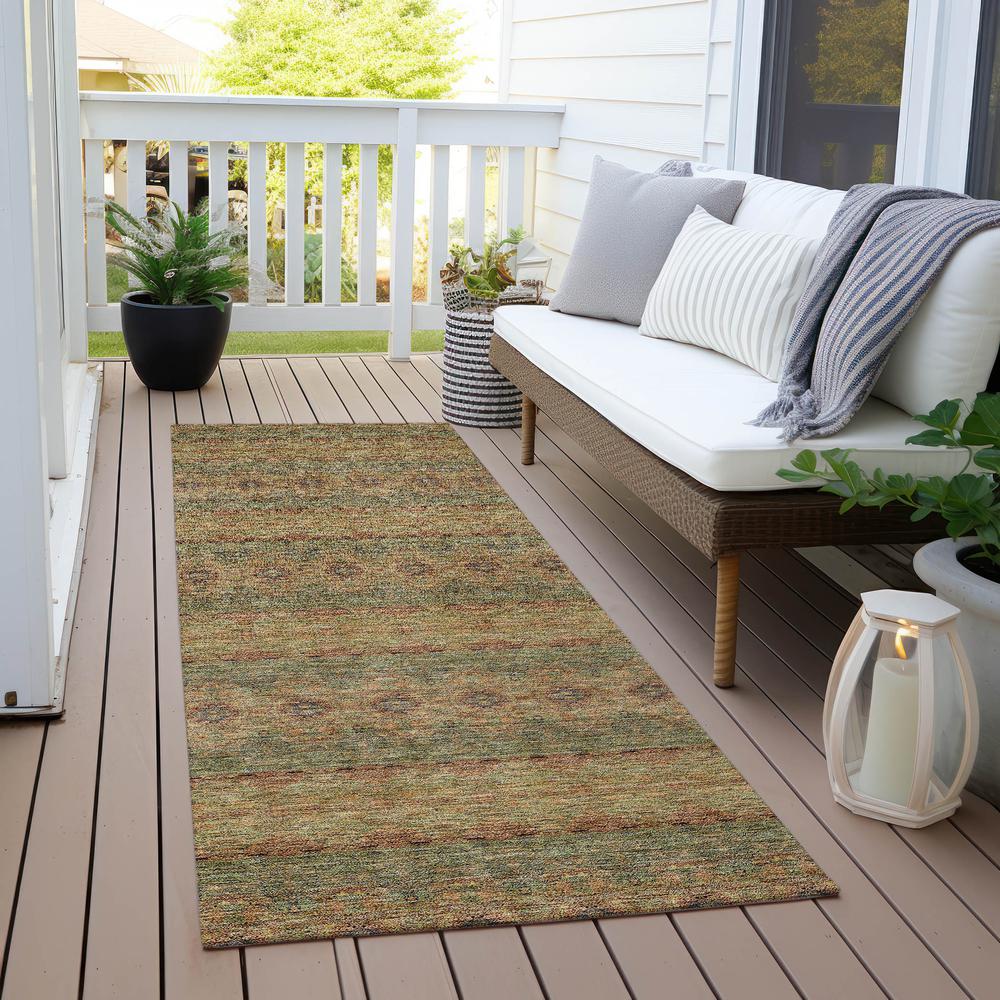 Chantille ACN615 Green 2'3" x 7'6" Rug. Picture 7