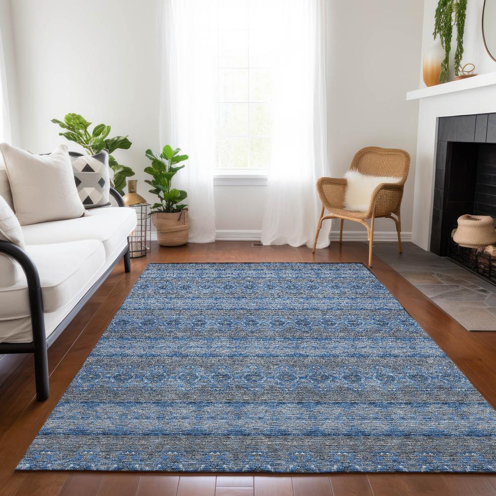 Chantille ACN615 Blue 2'6" x 3'10" Rug. Picture 7