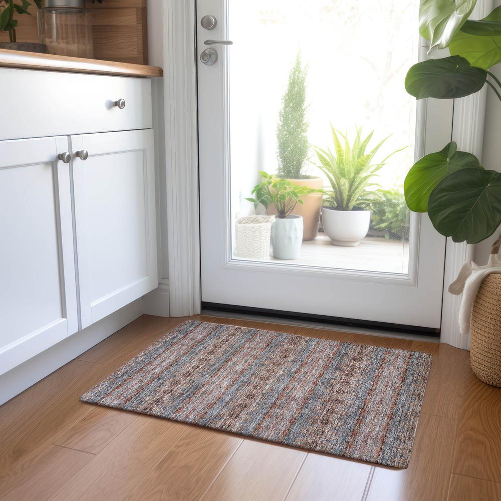 Chantille ACN615 Orange 1'8" x 2'6" Rug. Picture 7