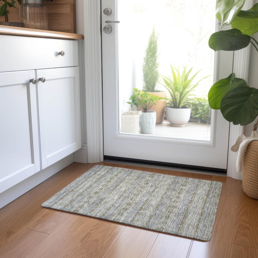 Chantille ACN615 Gray 1'8" x 2'6" Rug. Picture 6