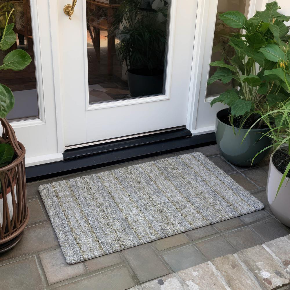 Chantille ACN615 Gray 1'8" x 2'6" Rug. Picture 7