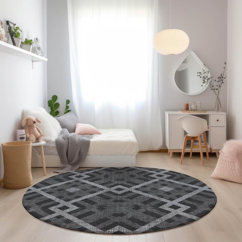 Chantille ACN616 Gray 8' x 8' Rug. Picture 6