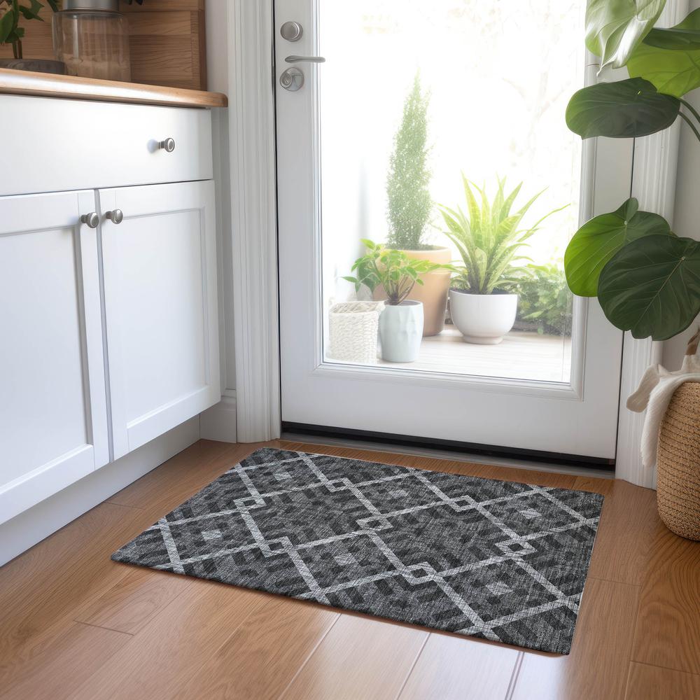 Chantille ACN616 Gray 1'8" x 2'6" Rug. Picture 6