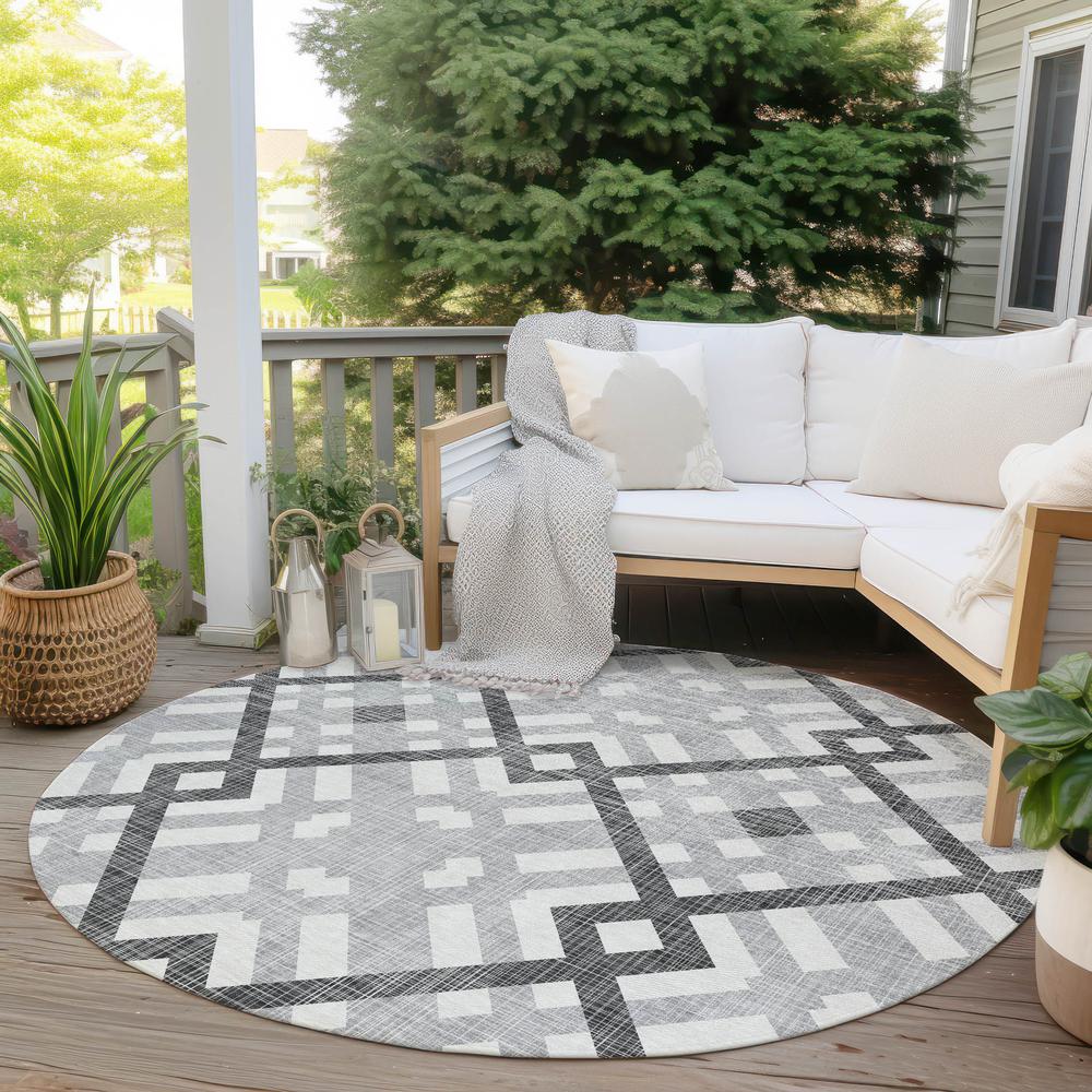 Chantille ACN616 Gray 8' x 8' Rug. Picture 7