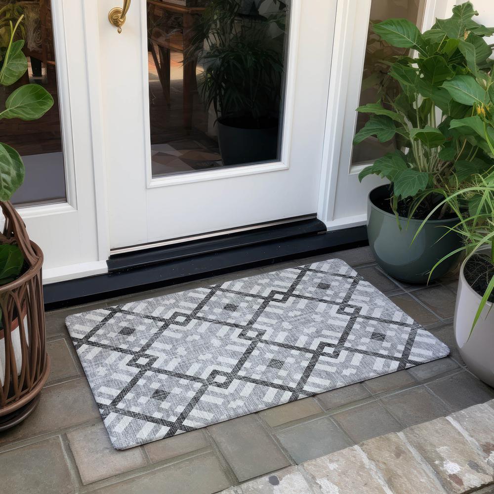 Chantille ACN616 Gray 1'8" x 2'6" Rug. Picture 7