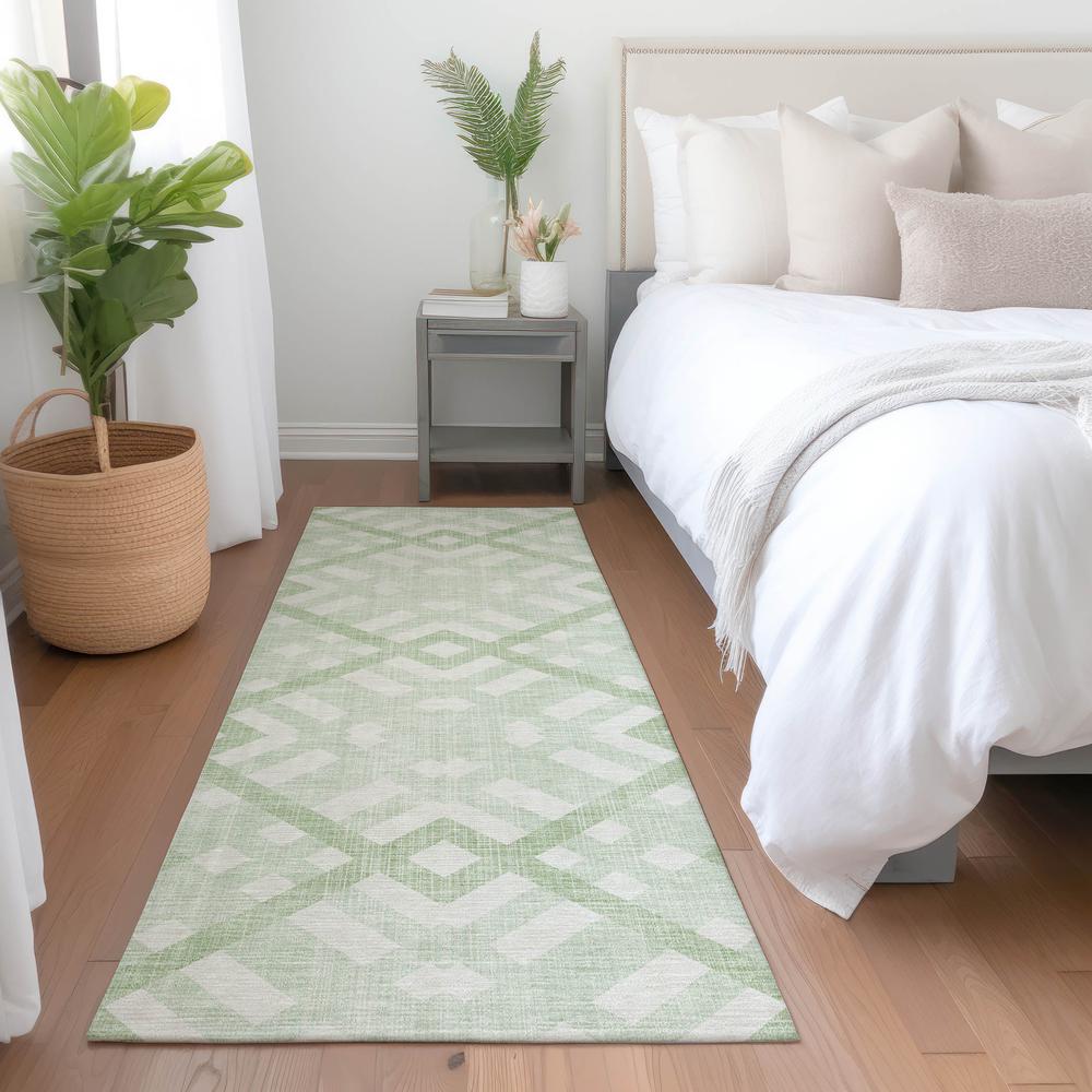 Chantille ACN616 Green 2'3" x 7'6" Rug. Picture 6