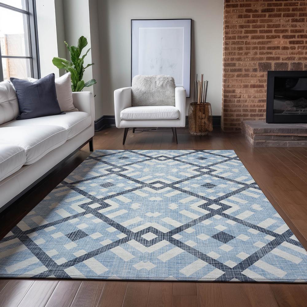 Chantille ACN616 Blue 2'6" x 3'10" Rug. Picture 6