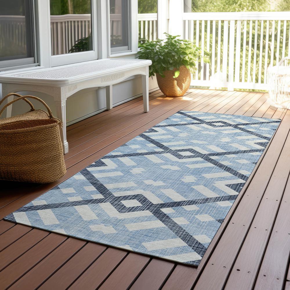 Chantille ACN616 Blue 2'3" x 7'6" Rug. Picture 8