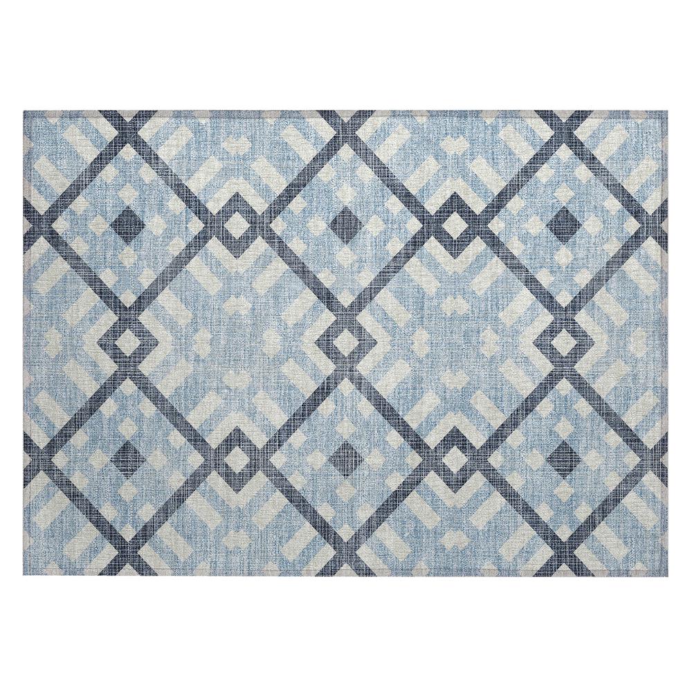 Chantille ACN616 Blue 1'8" x 2'6" Rug. Picture 1