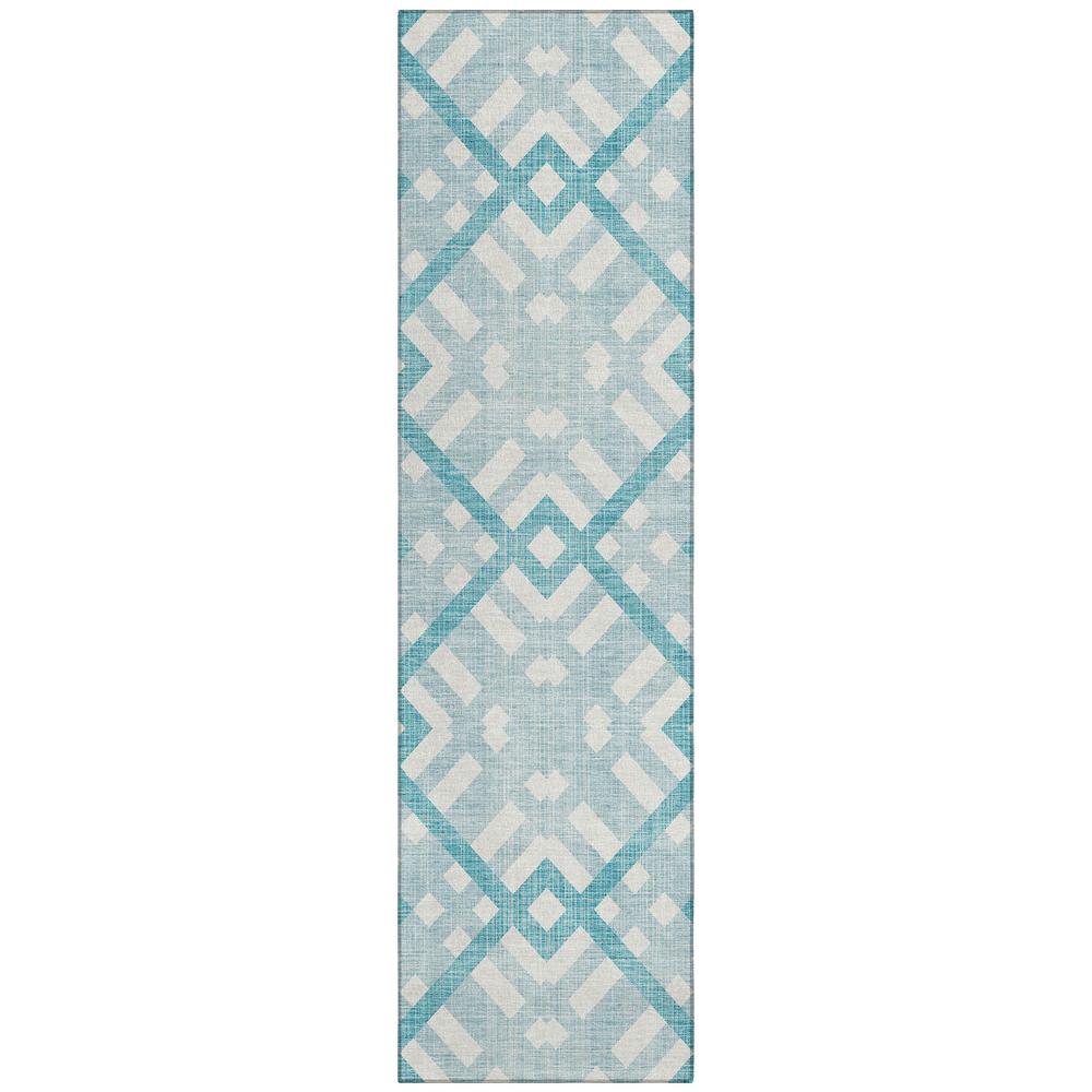 Chantille ACN616 Teal 2'3" x 7'6" Rug. Picture 1