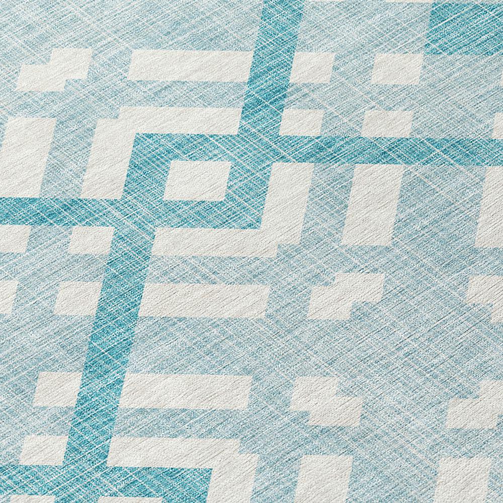 Chantille ACN616 Teal 1'8" x 2'6" Rug. Picture 5