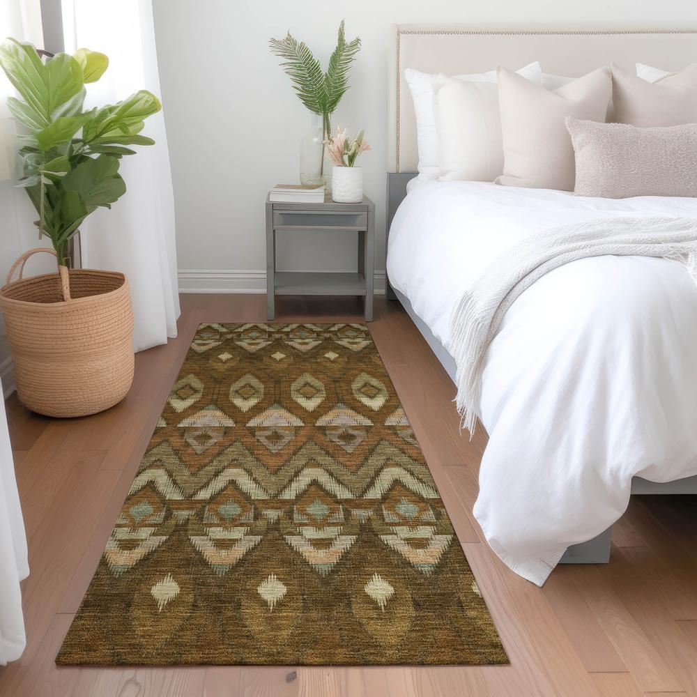Chantille ACN617 Brown 2'3" x 7'6" Rug. Picture 6