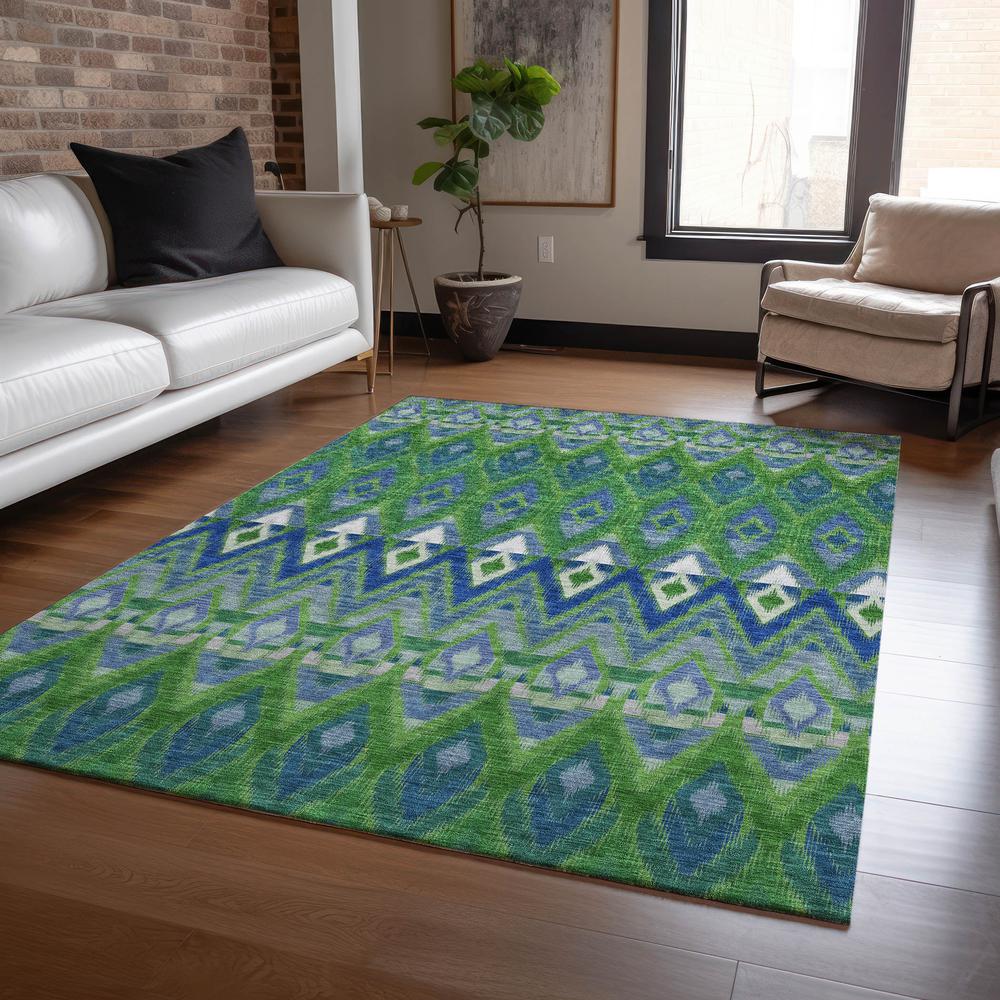 Chantille ACN617 Green 2'6" x 3'10" Rug. Picture 6