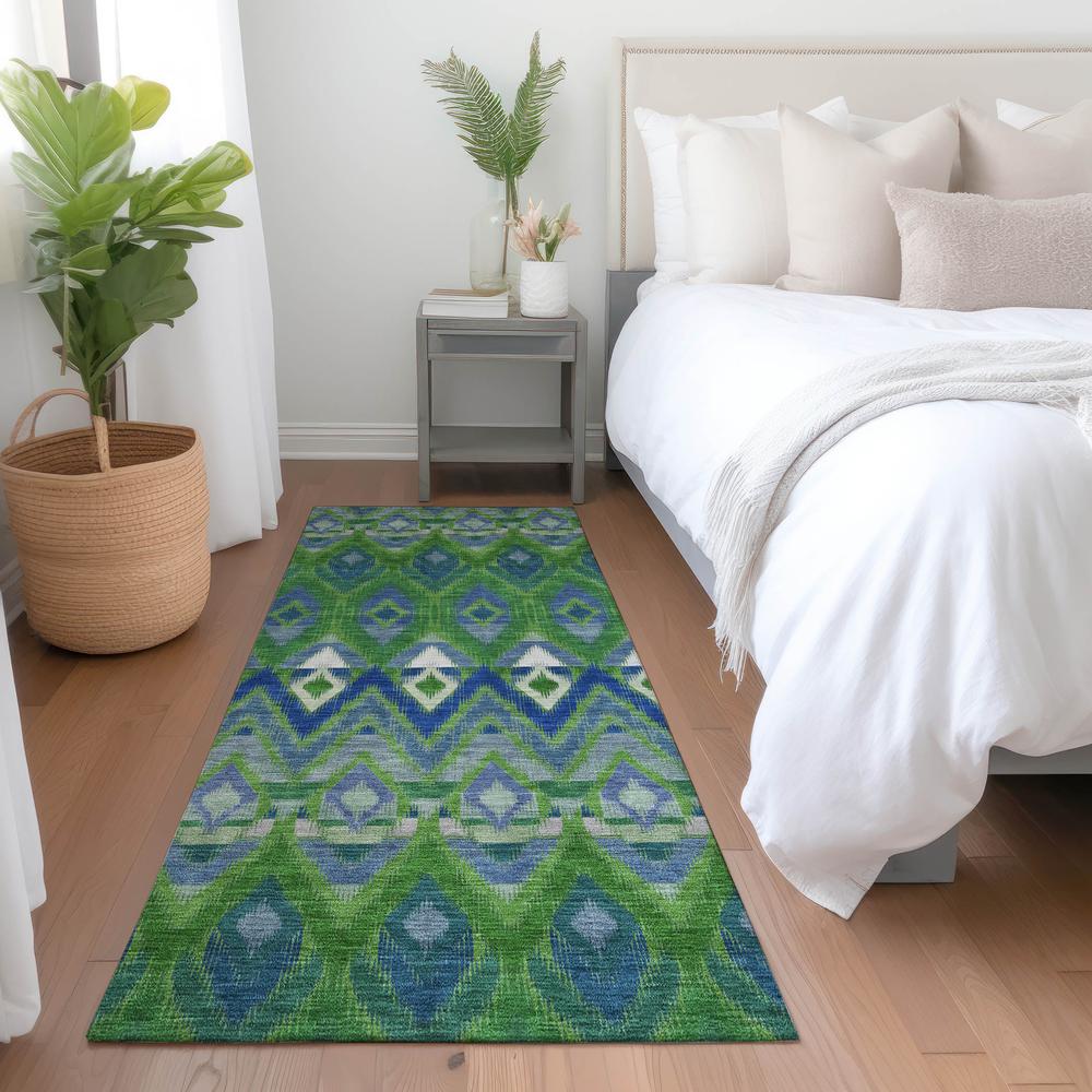 Chantille ACN617 Green 2'3" x 7'6" Rug. Picture 6