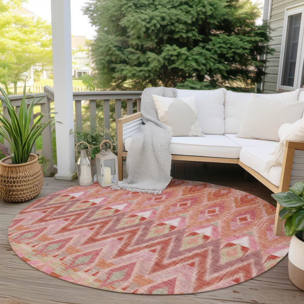 Chantille ACN617 Pink 8' x 8' Rug. Picture 8