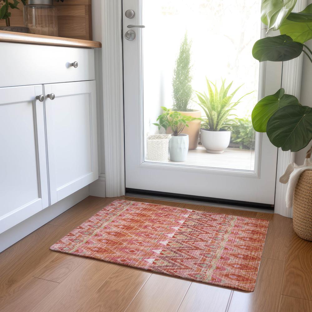 Chantille ACN617 Pink 1'8" x 2'6" Rug. Picture 6