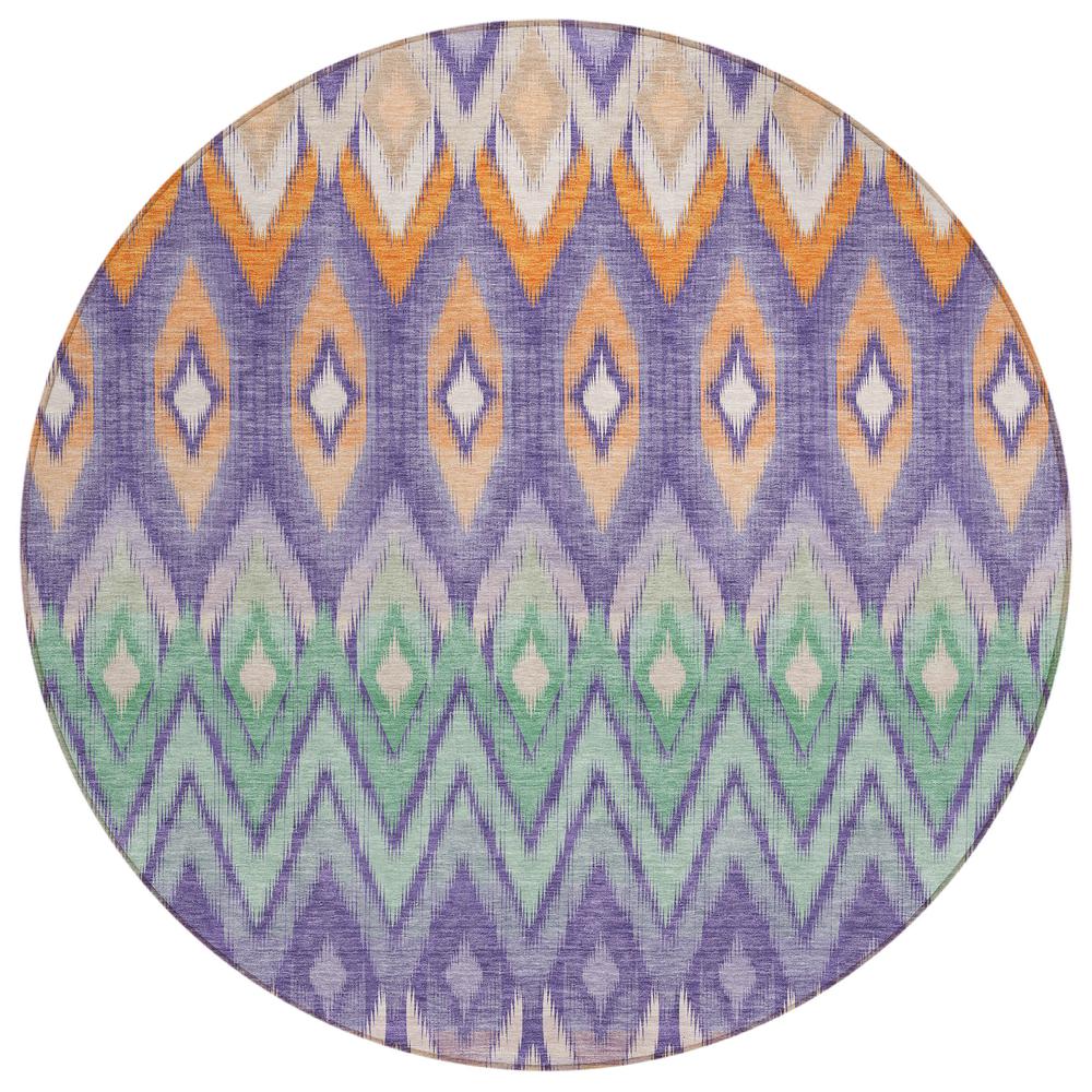 Chantille ACN617 Purple 8' x 8' Rug. Picture 1