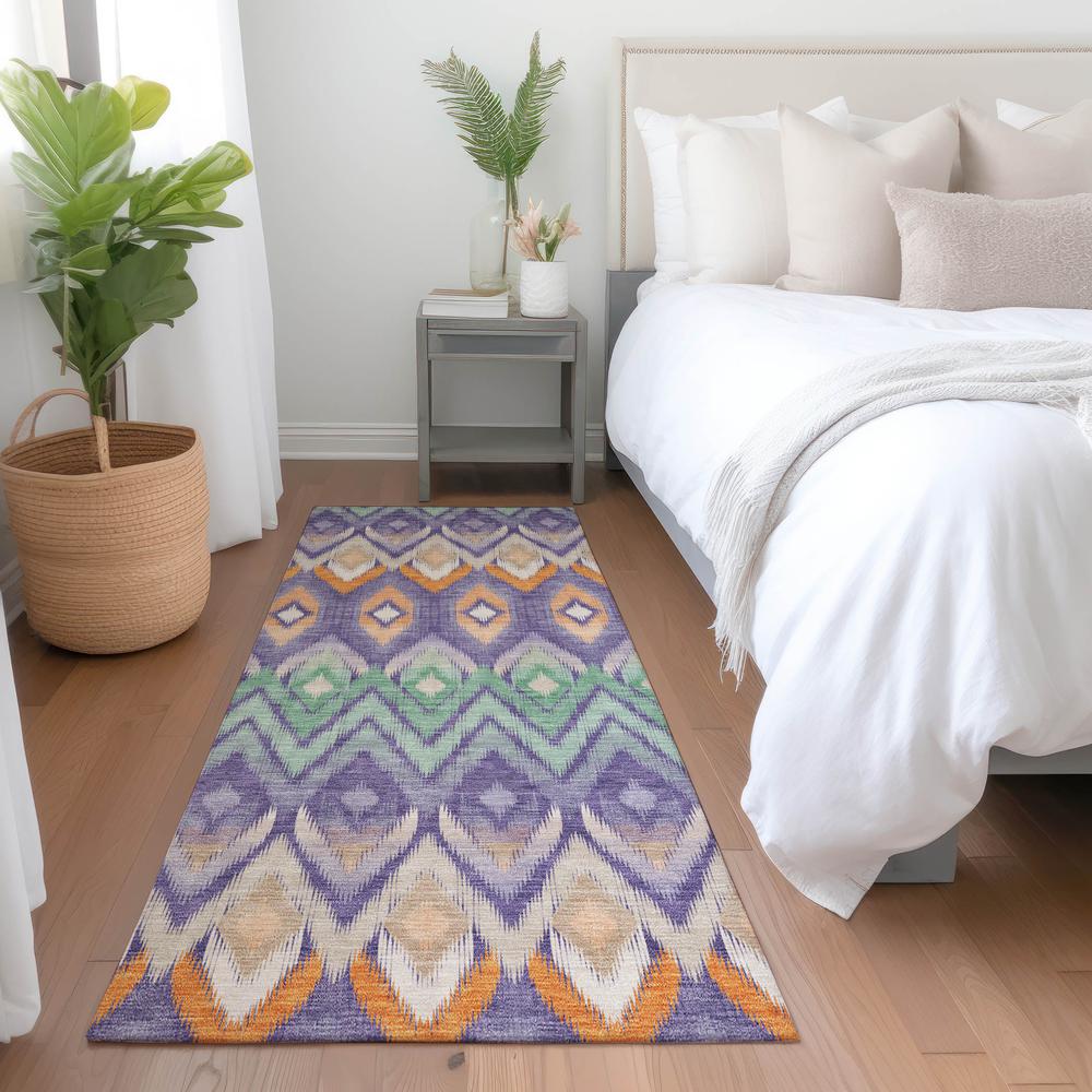 Chantille ACN617 Purple 2'3" x 7'6" Rug. Picture 6
