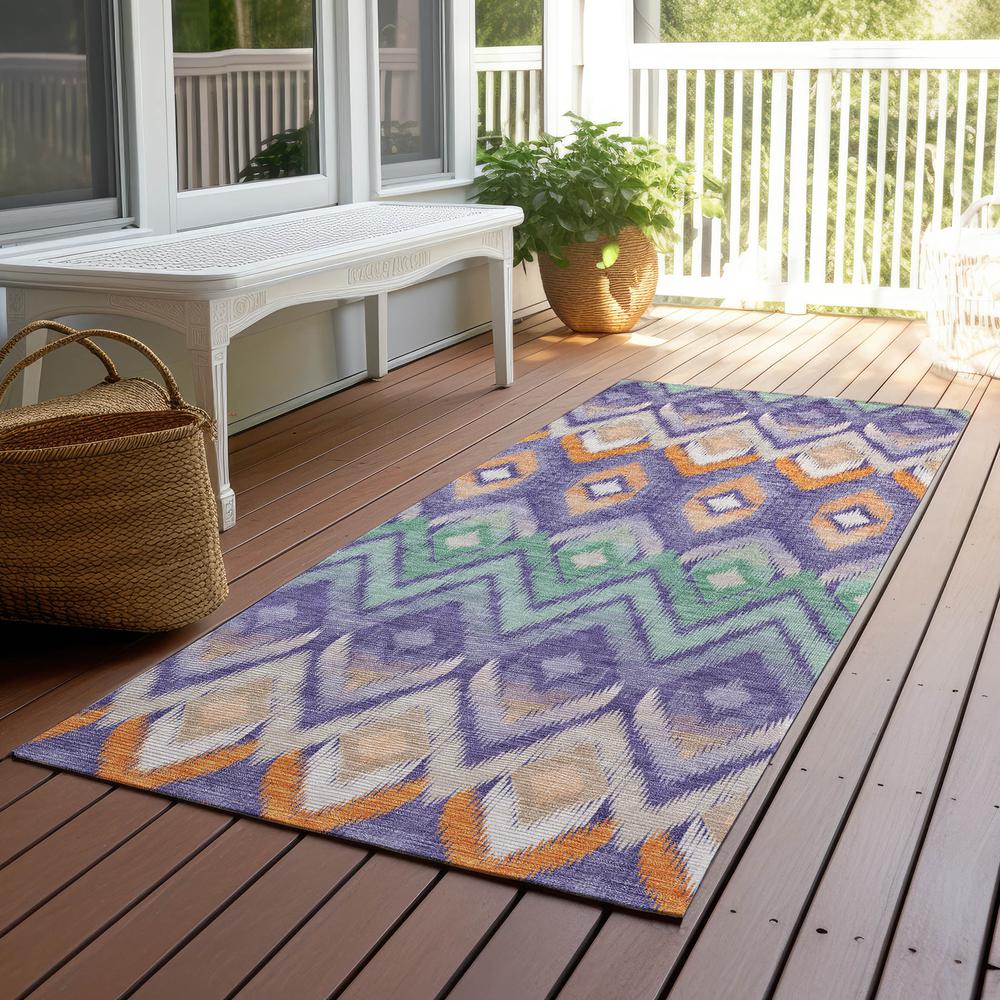 Chantille ACN617 Purple 2'3" x 7'6" Rug. Picture 7