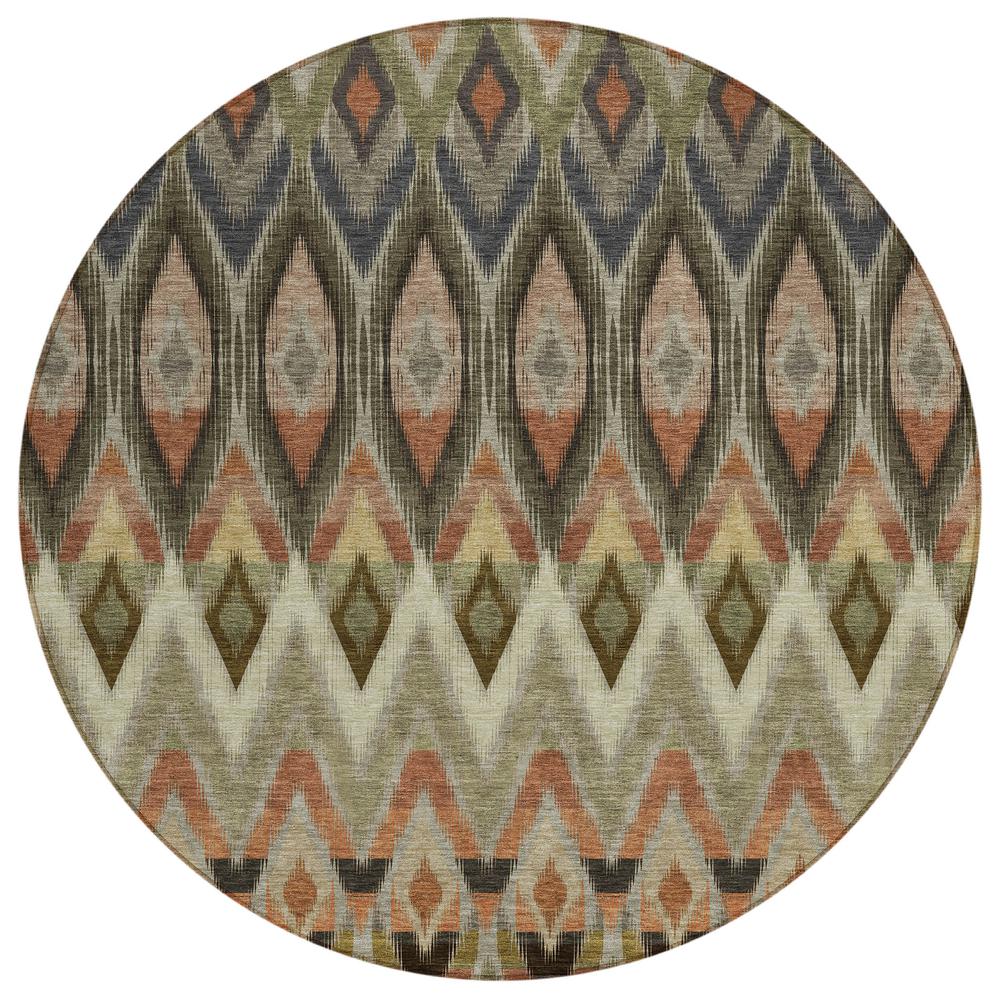 Chantille ACN617 Brown 8' x 8' Rug. Picture 1