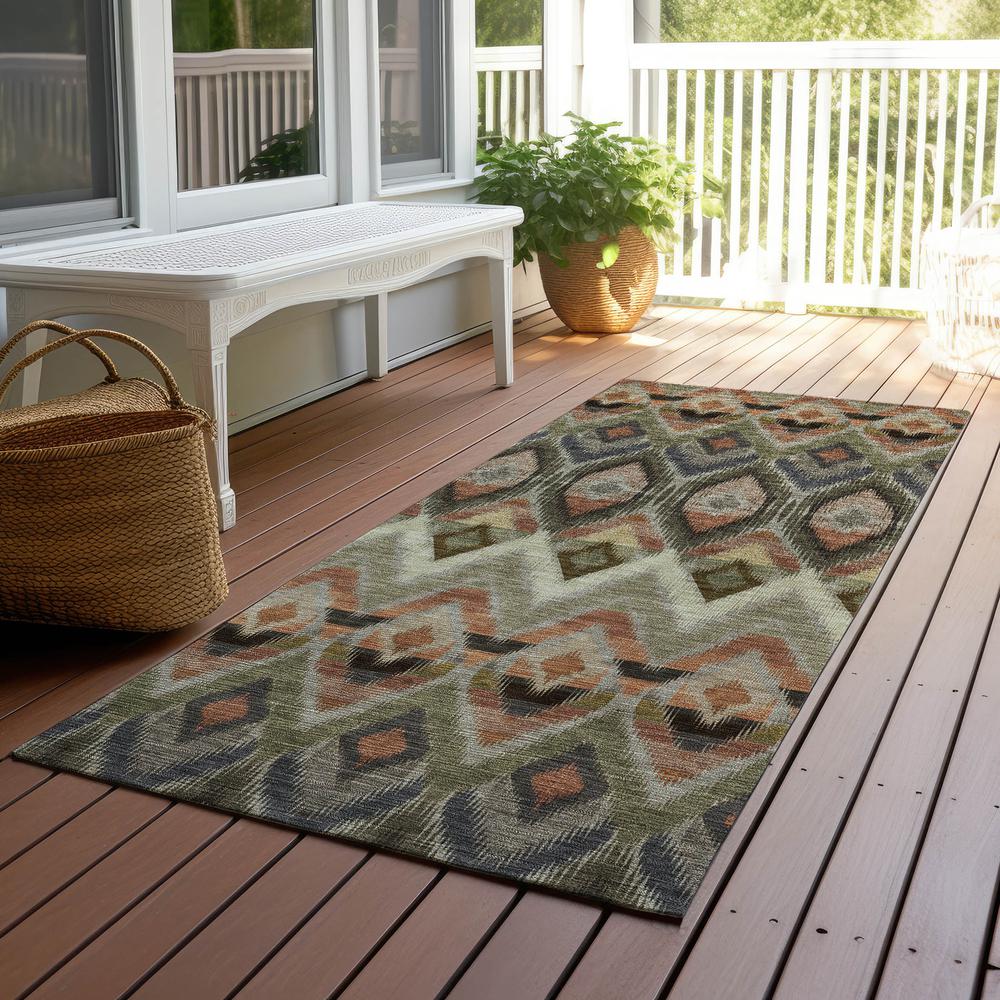 Chantille ACN617 Brown 2'3" x 7'6" Rug. Picture 7